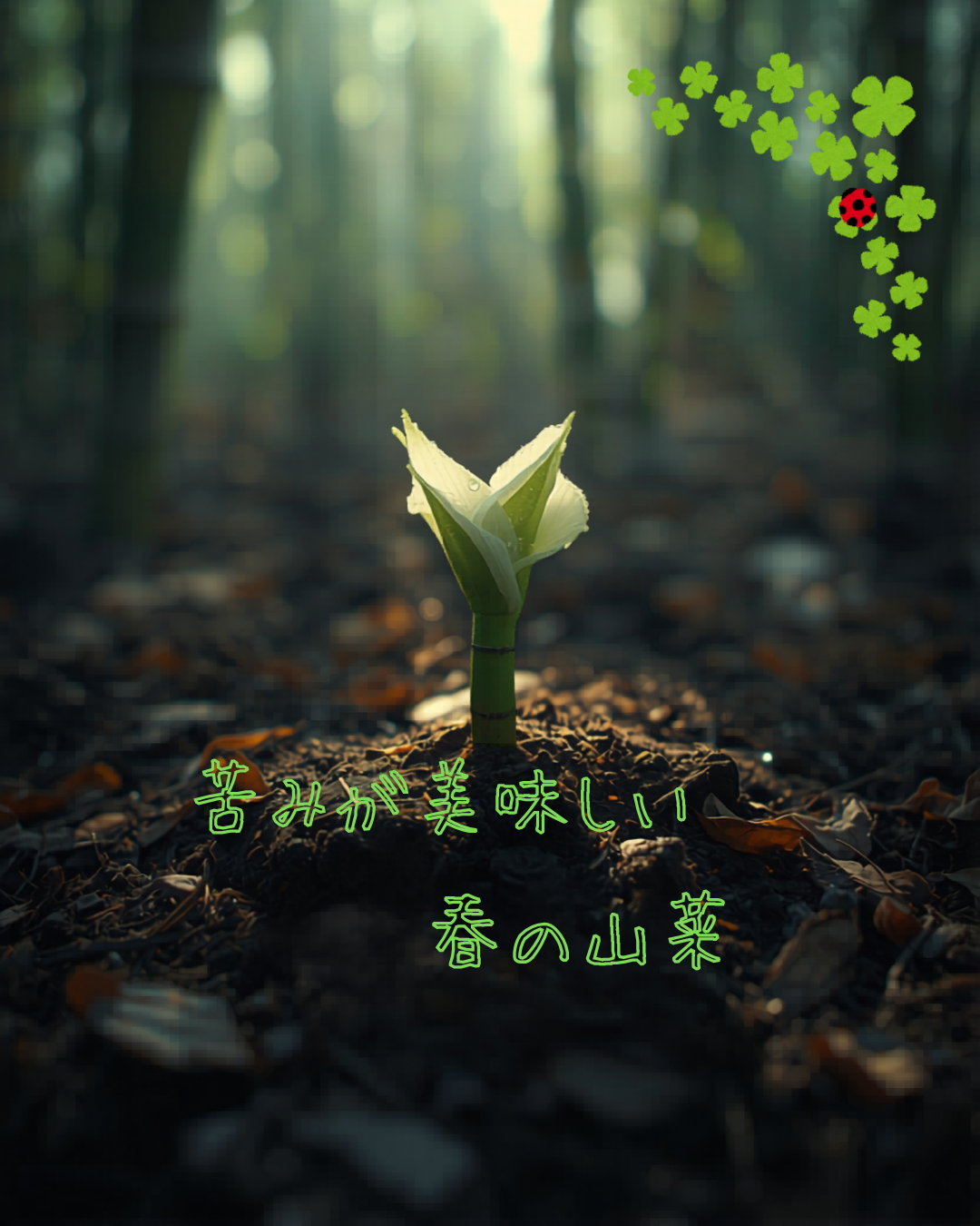 苦くて美味しい春の山菜